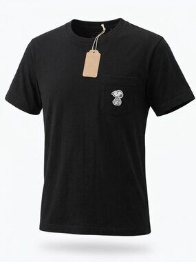 KAWS x Peanuts Joe Kaws Snoopy Pocket Tee Uniqlo UT Black Mens Size XS  Unisex